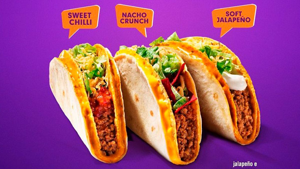 Faça parte da festa de sabores do Taco Bell