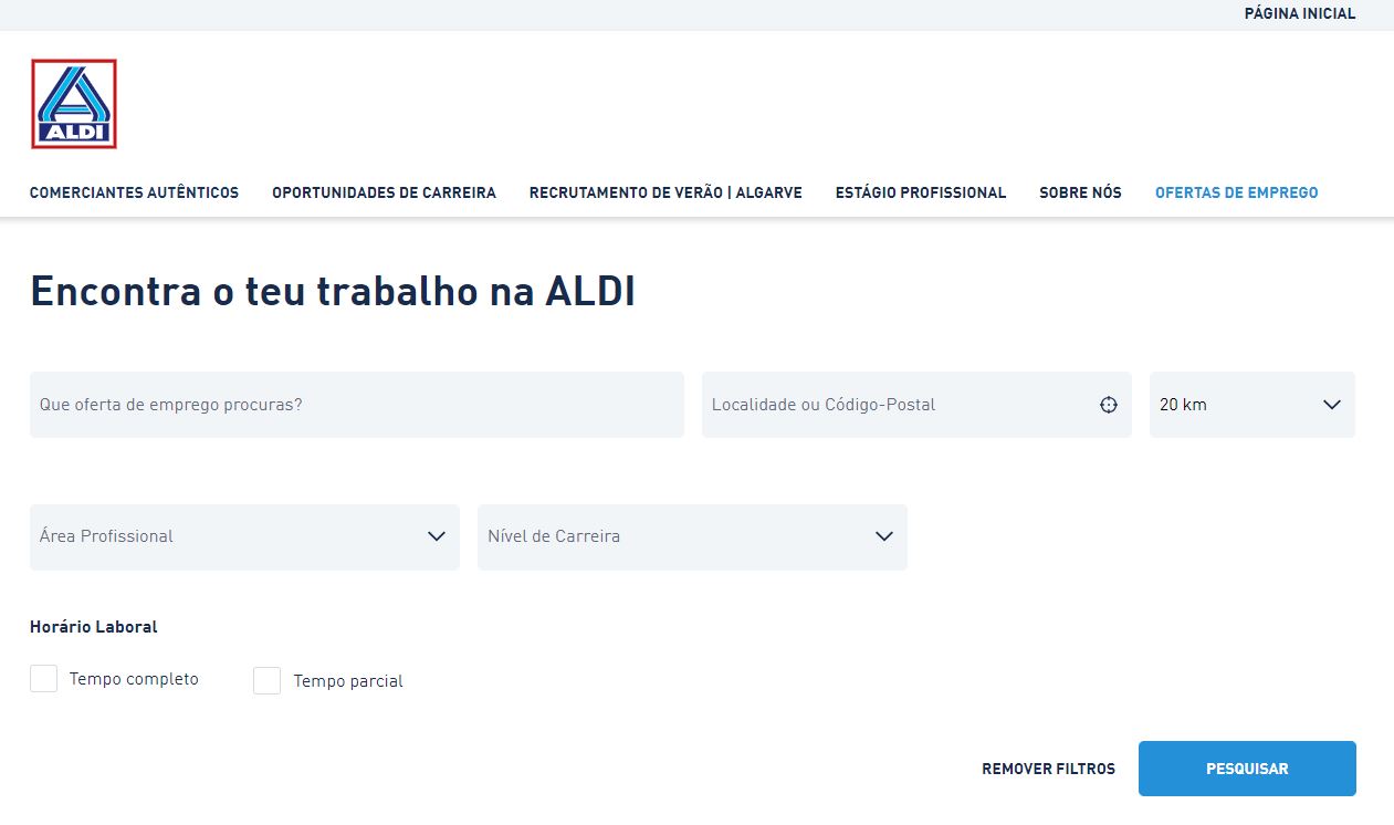 Guia prático em etapas para confirmação da vaga na Aldi